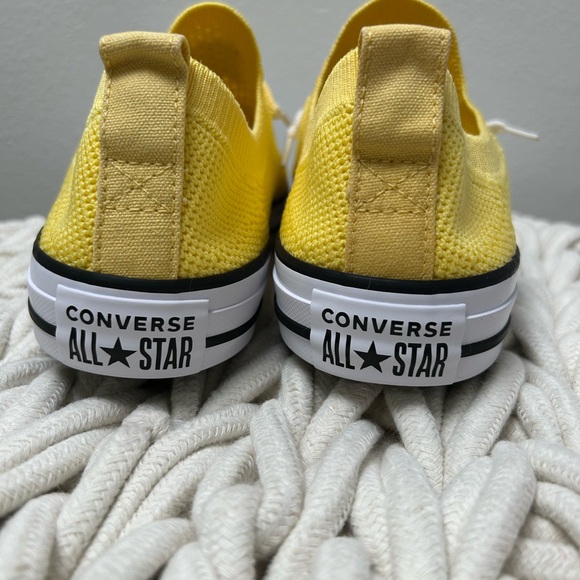 Converse chuck Taylor All Star women’s 8 Shoreline knit slip on yellow - Picture 5 of 8